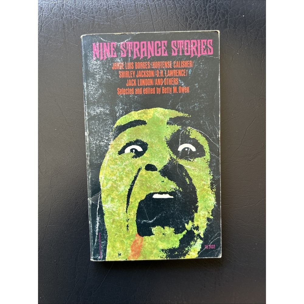 VTG 1974 Nine Strange Stories Horror Scholastic Anthology
